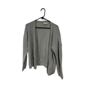 Lucky brand grey long sleeve cardigan